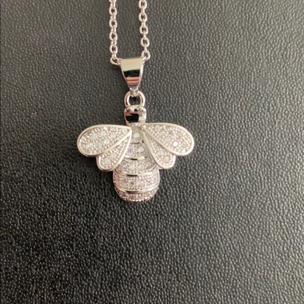 Bee Pendant Necklace - Picture 4 of 7